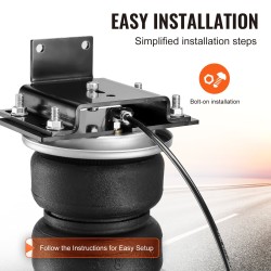 Ilmajousituspaketti NR-ilmapusseilla 2 kpl 5–100 PSI 5000 lbs Dodge Ram 1500 yhteensopiva