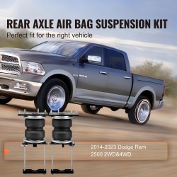 Ilmajousisarja 2 kumipussia kantavuus 2268 kg sopii Dodge Ram 2500 2014–2023