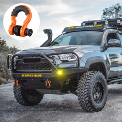 D-renkaan 45-teräksinen sakkeli 19mm lankahalkaisija 22mm tappihalkaisija 2 kpl 28,5t murtolujuus