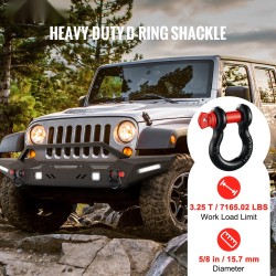 D-renkaallinen sakkeli 45-teräksestä 19 mm tapilla murtolujuus 13 t 4 kpl