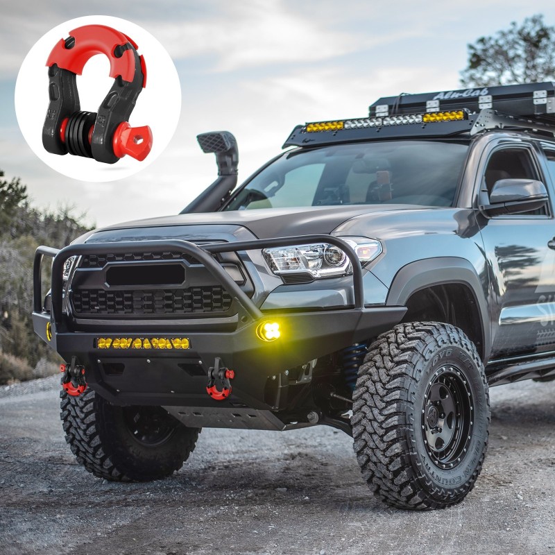 D-renkaan sakkeli 45-teräs 22 mm ruuvitapilla 30 t murtolujuus 2 kpl