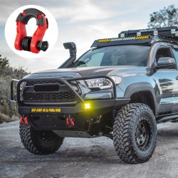 D-lenkkisakkeli 45-teräs 19 mm 22,2 mm ruuvitappi 2 kpl 30 t hinaamiseen