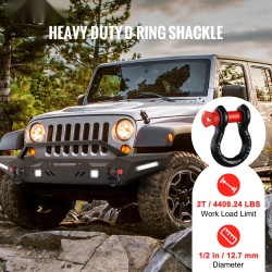 D-rengas-sakkelit 4 kpl 45-teräs 12 mm 15 mm tappi 2 t hinaukseen