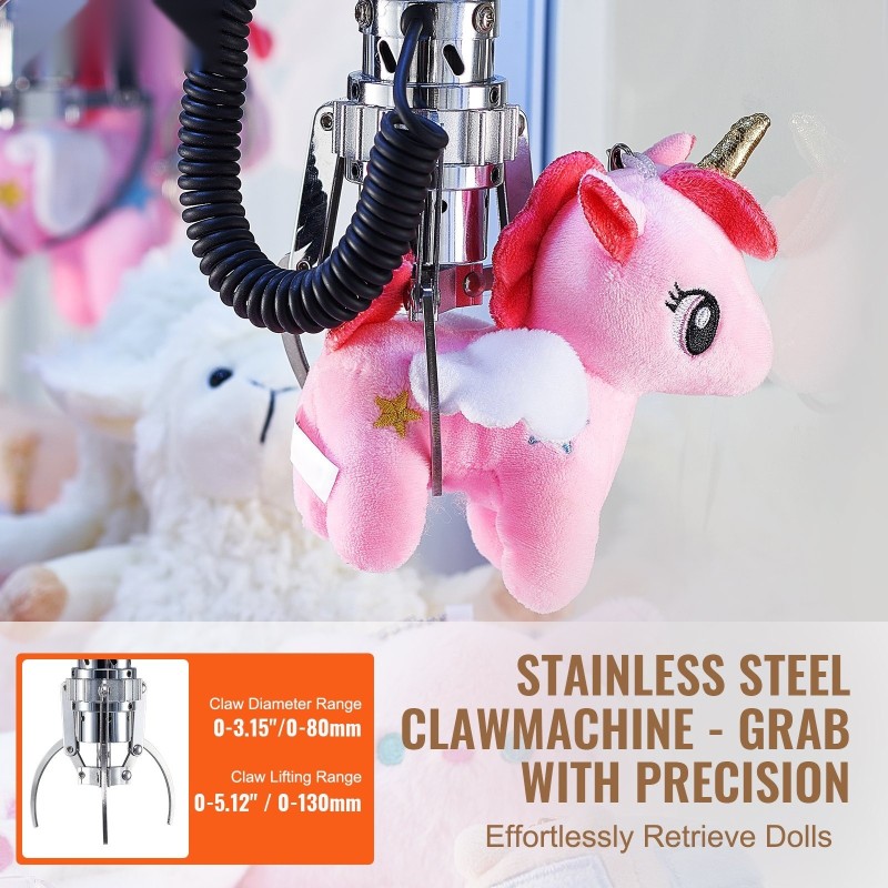 Koura-automaatti teräskouralla säädettävä puristus tukee 25/26/27 mm polettikokoja