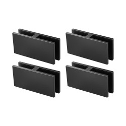 Lasipidike suorakulmainen 304-ruostumaton teräs 8–12 mm lasille 4 kpl