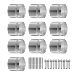 Lasikiinnikesarja SUS316-ruostumatonta terästä 8–16 mm 10 kpl karkaistuille laseille parvekkeisiin