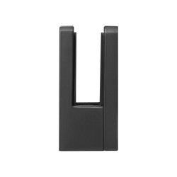 Lasikiinnikesarja 40 kpl neliömallisia kiinnikkeitä ruostumatonta terästä 8 12 mm musta