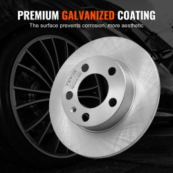 Takajarrusarja HT250 valurautalevyt 232 mm keraamiset jarrupalat useille malleille