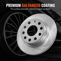 Takasen jarrusarja HT250 valurautalevyillä 253 mm keraamisilla jarrupaloilla Audi A3 8P