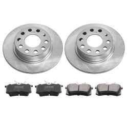 Takasen jarrusarja HT250 valurautalevyillä 253 mm keraamisilla jarrupaloilla Audi A3 8P