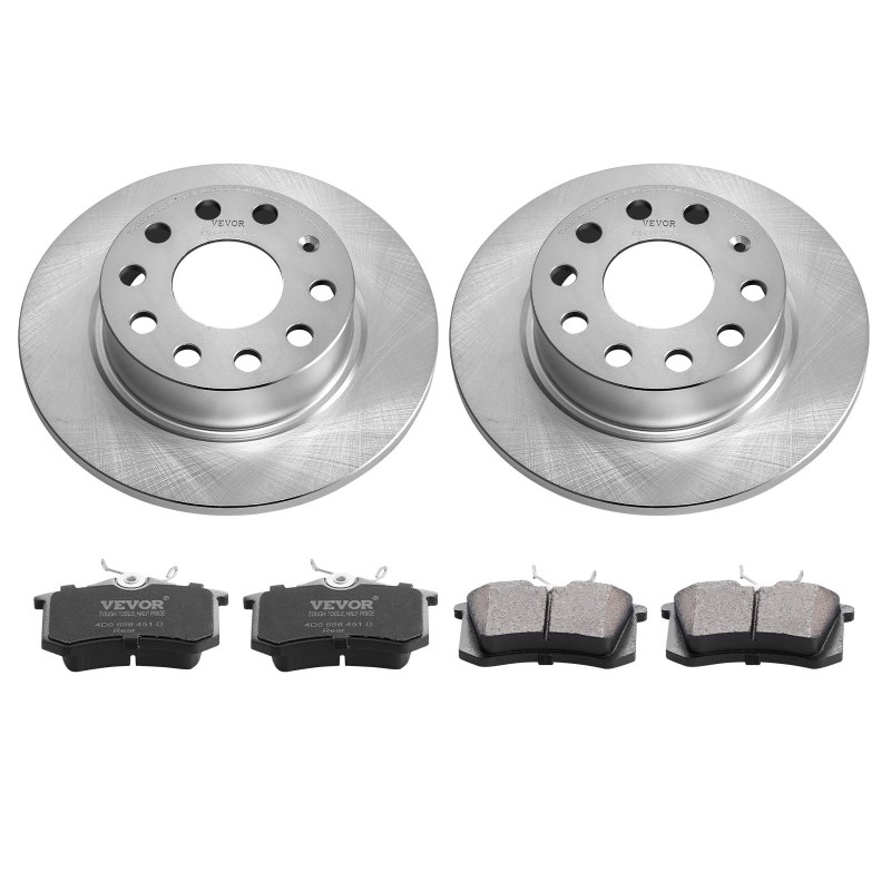 Takasen jarrusarja HT250 valurautalevyillä 253 mm keraamisilla jarrupaloilla Audi A3 8P