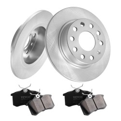 Takasen jarrusarja HT250 valurautalevyillä 253 mm keraamisilla jarrupaloilla Audi A3 8P