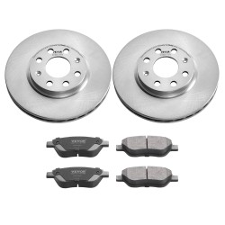 Etujarrusarja HT250-valurauta 257 mm keraamisilla jarrupaloilla Vauxhall Adam Corsa D