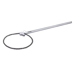 Ketjuputkiavain CRV teräs alumiiniseos 48 tuumainen 13 4 tuuman halkaisijakapasiteetti putkiasennuksiin