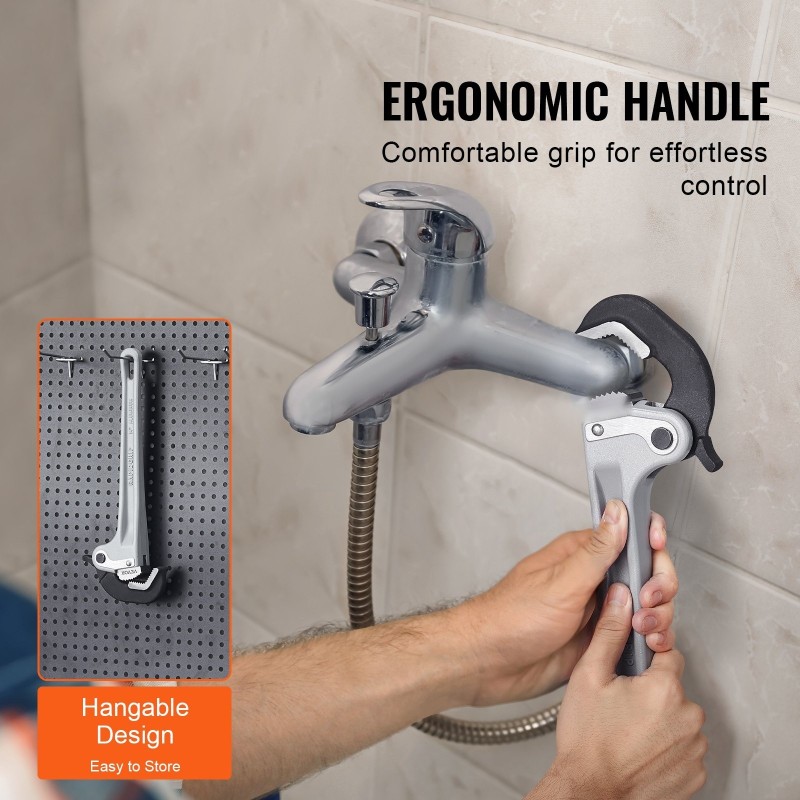 Putkiavain alumiinirunkoinen 14 tuumaa automaattisesti säätyvät leuat 17–48 mm