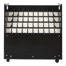 Piirustusteline viisikymmentä lokeroa MDF ja lastulevy siirrettävä pyörillä