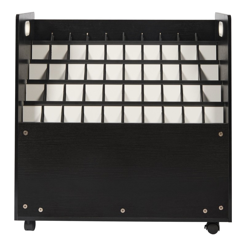 Piirustusteline viisikymmentä lokeroa MDF ja lastulevy siirrettävä pyörillä