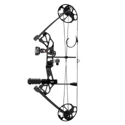 Yhdistelmäjousipaketti oikeakätiselle säädettävä 19–30 tuumaa 19–70 paunaa naamioitu nuolilla ja tähtäimellä
