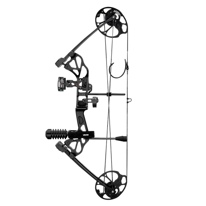 Yhdistelmäjousipaketti oikeakätiselle säädettävä 19–30 tuumaa 19–70 paunaa naamioitu nuolilla ja tähtäimellä