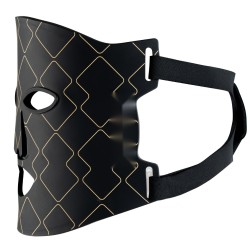 Punavaloterapiamaski kasvoille silikoninen 3 aallonpituutta 74 LED valoa 222 sirua 3 kirkkaustasoa