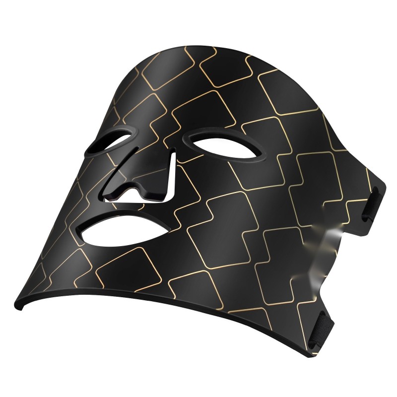 Punavaloterapiamaski kasvoille silikoninen 3 aallonpituutta 74 LED-valoa 222 sirua 3 kirkkaustasoa