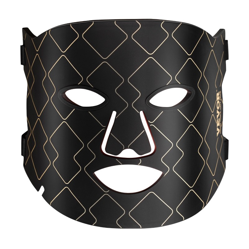 Punavaloterapiamaski kasvoille silikoninen 3 aallonpituutta 74 LED-valoa 222 sirua 3 kirkkaustasoa