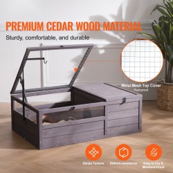 Kilpikonnakoti setripuu 965 x 610 x 330 mm kaksiosainen säädettävä lampunpidike