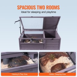 Kilpikonnakoti setripuu 965 x 610 x 330 mm kaksiosainen säädettävä lampunpidike