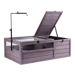 Kilpikonnakoti setripuu 965 x 610 x 330 mm kaksiosainen säädettävä lampunpidike