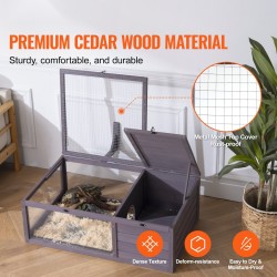 Kilpikonnan asumus seetripuu 2-huoneinen sisä- ja ulkokäyttöön ripustettava valaisinpidike 965x610x330 mm