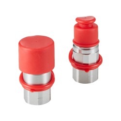 Tasopintainen hydraulinen pikaliitinpari puolituuman NPT sisäkierteellä hiiliteräs kromipinnoite standardin mukainen yksi pari