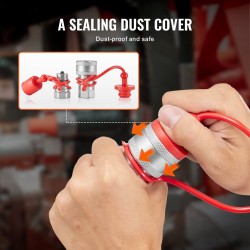 Kapearunkoiset puoli tuuman NPT hydrauliikkaliittimet 2 paria 4 suojatulppaa kromipinnoitettu hiiliteräs