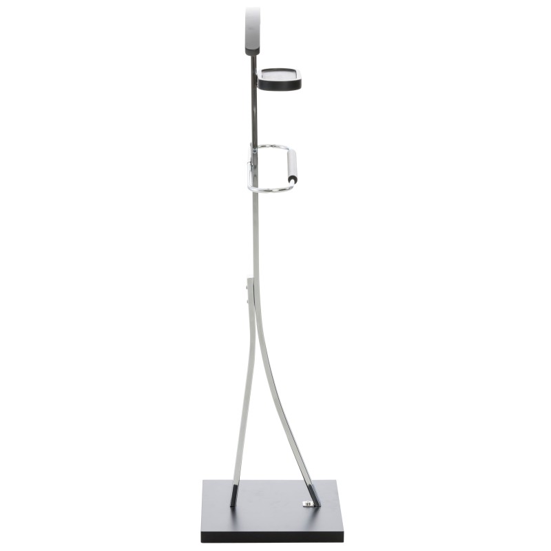 Tyylikäs vaatepalvelija metallista ja puusta monipuoliseen säilytykseen