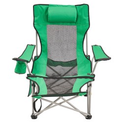 Säädettävä leirintätuoli seosteräsrunko 600D kangas 330 paunan kantavuus irrotettava jalkatuki pehmustettu niskatuki