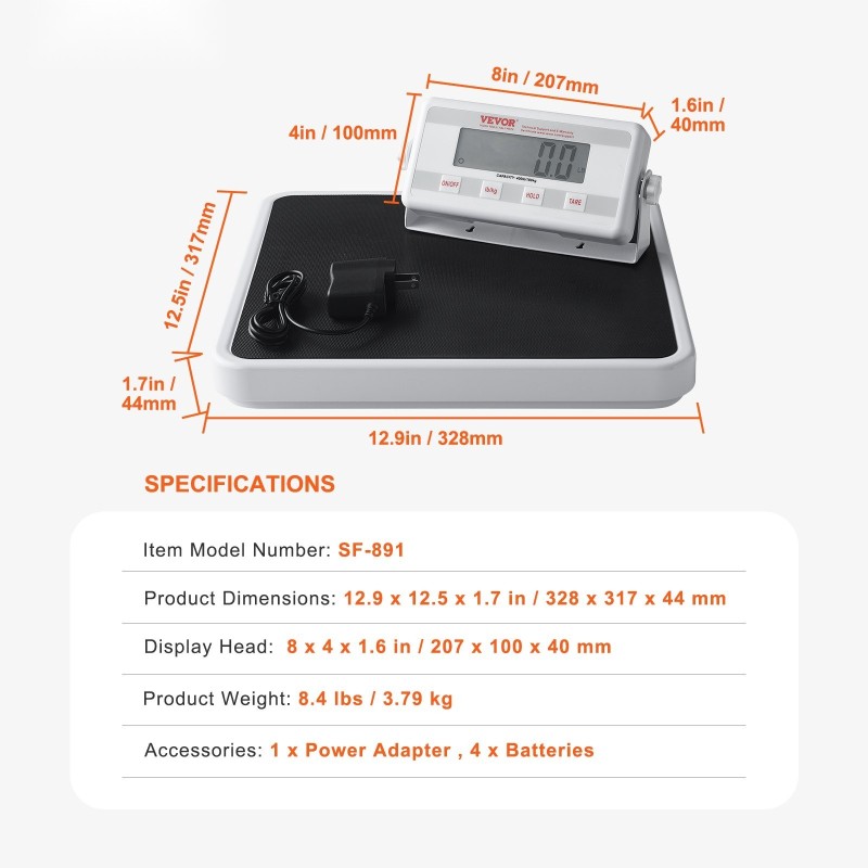 Kannettava digitaalinen lääkärivaaka ruostumatonta terästä liukuestematolla kilogramma- ja paunayksiköillä