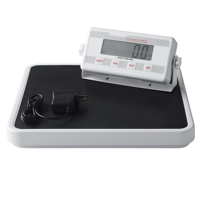 Kannettava digitaalinen lääkärivaaka ruostumatonta terästä liukuestematolla kilogramma- ja paunayksiköillä