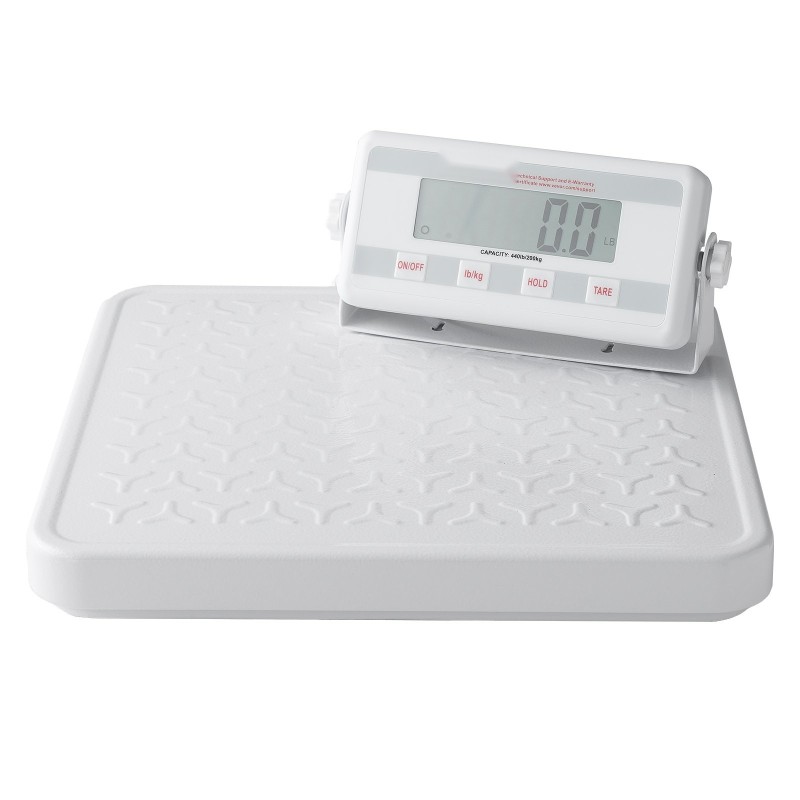 Kannettava digitaalinen lääkärivaaka ruostumattomasta teräksestä liukumaton alusta neljäsataaneljäkymmentä paunaa