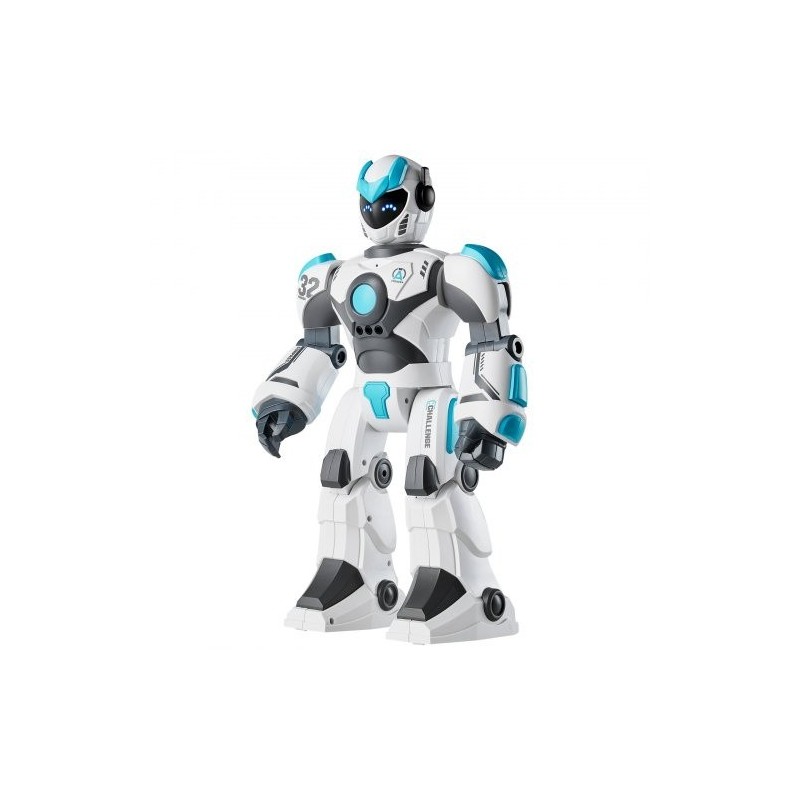 Radiolla ohjattava robotti ohjelmoitava eleohjauksella ja ääniohjauksella laulava 6–12-vuotiaille