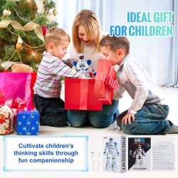 Kauko-ohjattava robotti ohjelmoitava eleohjattava 60 minuutin ladattava akku 3+