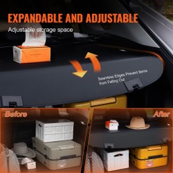 Tavaratilan suojaverho vedettävä alumiiniseos PVC-nahkajäljitelmä musta Mazda CX-5 2017–2025 5-paikkainen