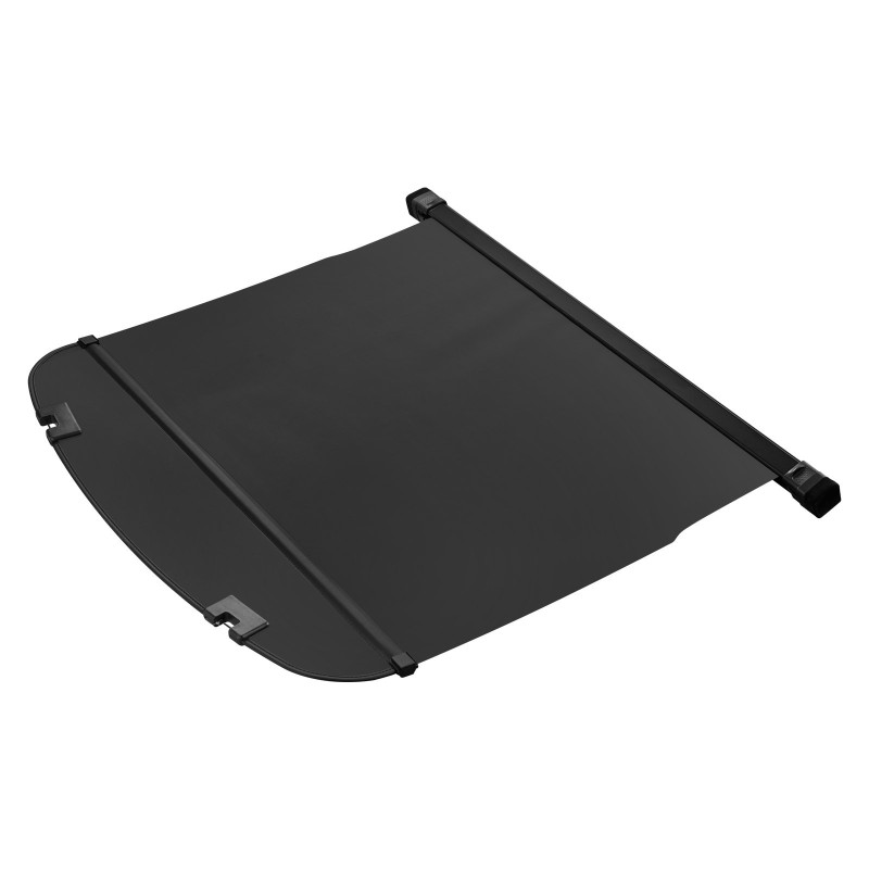Tavaratilan suojaverho vedettävä alumiiniseos PVC-nahkajäljitelmä musta Mazda CX-5 2017–2025 5-paikkainen