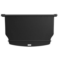 Rullattava tavaratilan suojapeite alumiinirunko PVC-nahkatextuuri musta yhteensopiva Jeep Grand Cherokee 2022–2025 5-paikkainen