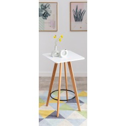 Tyylikäs nelikulmainen pyökki baaripöytä skandinaavisella muotoilulla