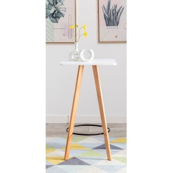 Tyylikäs nelikulmainen pyökki baaripöytä skandinaavisella muotoilulla