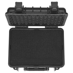 Kova pistoolikotelo PP-kuori esileikattu PU-vaahto kahdelle IP67 TSA-hyväksytty lukittavat salvat