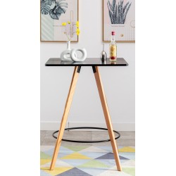 Nelikulmainen pyökki seisomapöytä skandinaavisella muotoilulla 105 cm Nelikulmainen pyökki seisomapöytä skandinaavisella muotoilulla 105 cm