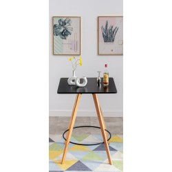 Nelikulmainen pyökki seisomapöytä skandinaavisella muotoilulla 105 cm Nelikulmainen pyökki seisomapöytä skandinaavisella muotoilulla 105 cm