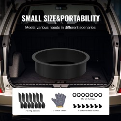 Tulikehä Q235-hiiliterästä 990 mm sisähalkaisija 1143 mm ulkohalkaisija 216 mm korkeus