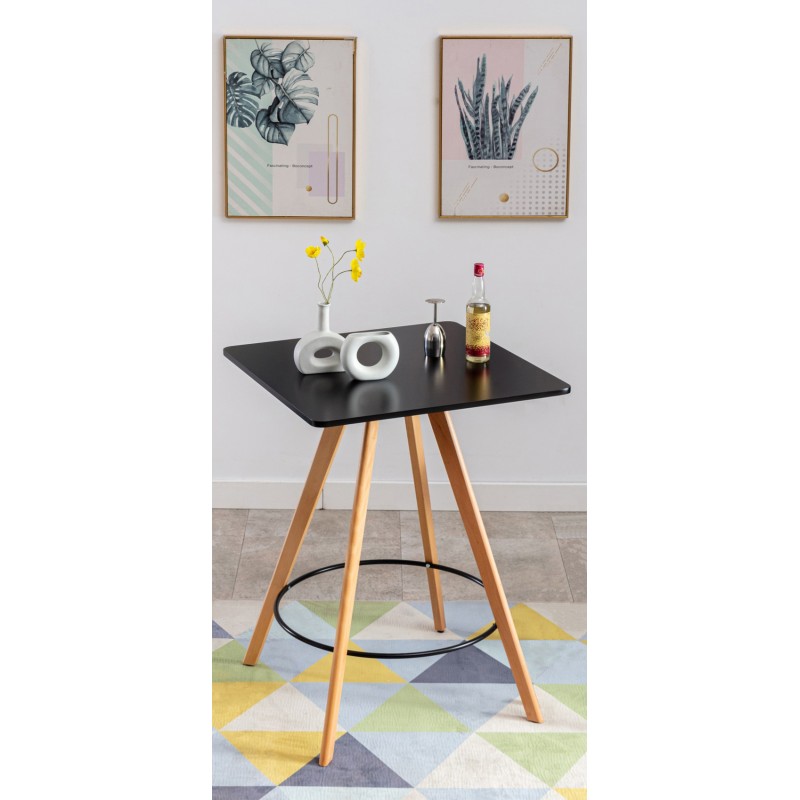 Nelikulmainen pyökki seisomapöytä skandinaavisella muotoilulla 105 cm Nelikulmainen pyökki seisomapöytä skandinaavisella muotoilulla 105 cm