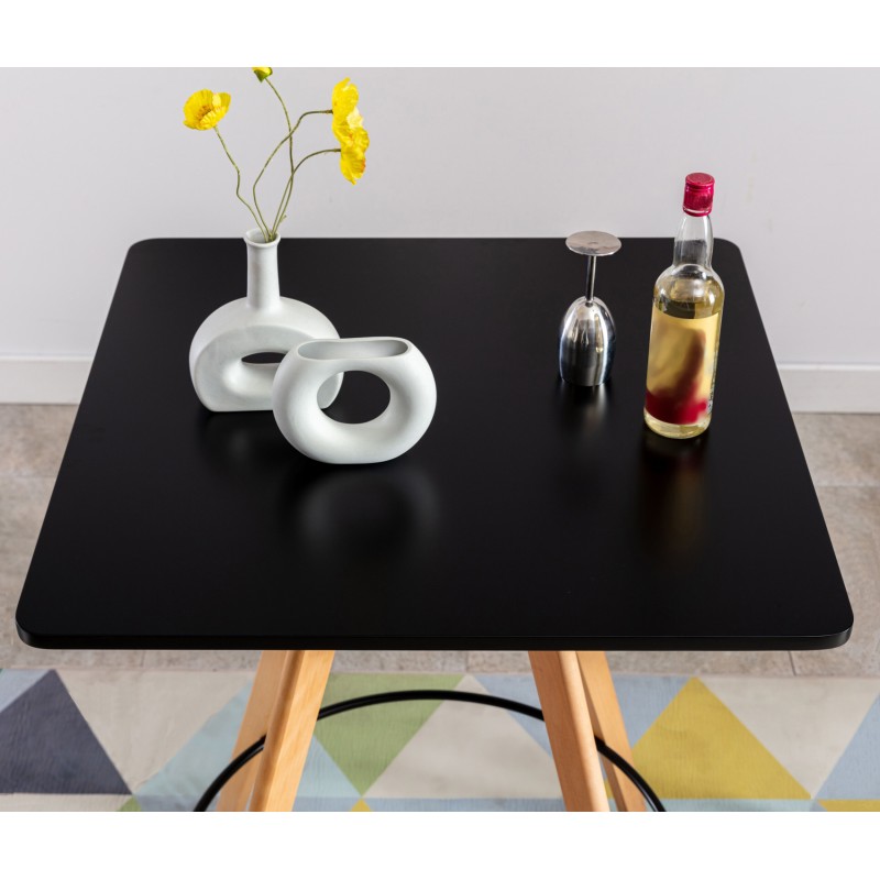 Nelikulmainen pyökki seisomapöytä skandinaavisella muotoilulla 105 cm Nelikulmainen pyökki seisomapöytä skandinaavisella muotoilulla 105 cm